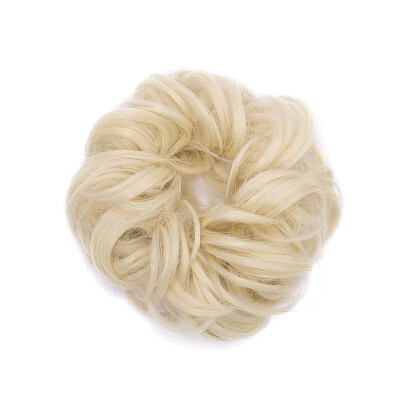

10 Colors Fashion Women Hair Pieces Messy Hair Scrunchie Fake Hair Bun Extensions Wigs