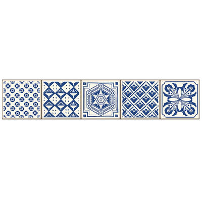 

Tile Decor Sticker Furniture Bathroom Decor Retro Style Adhesive Sticker