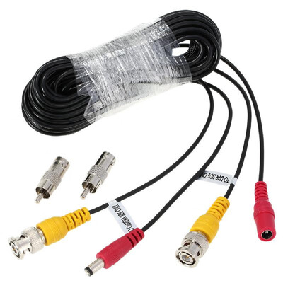 

32ft10m BNC Video Power Siamese Cable for Surveillance Camera DVR Kit