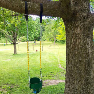 

Greensen 2PCS Durable Outdoor Tree Swing Straps Hammock Hanging Kit with Steel Buckles