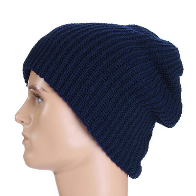 

Mens Winter Hat Warm Comfortable Soft Knitted Cap Casual Acrylic Slouchy Beanie Hat