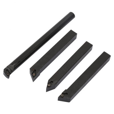 

Greensen 4pcs 12mm Lathe Turning Tool Holder 10pcs DCMT070204 Carbide Inserts with Wrench