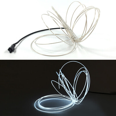

Siaonvr EL Wire Neon Glowing Led Cable Wire for Halloween Christmas Party DIY Decoration