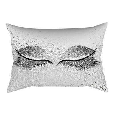 

〖Follure〗Eyelash Out Soft Velvet Cushion Cover 30x50cm Marble Pillow Cases