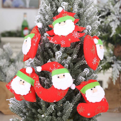 

〖Follure〗Christmas Decoration Pendants Toy Outside Xmas Tree Hanging Ornament Santa Claus