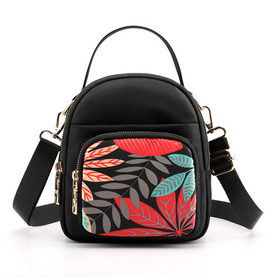 

Mini one-shoulder sloping bag fashion 100-pack Nylon Oxford handbag mobile phone pocket