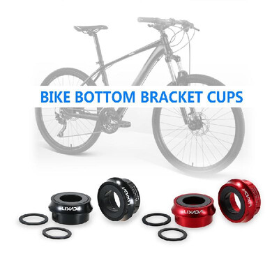 

Lixada Road Bike Bicycle Cycling Press Fit Ceramic Bottom Bracket Cups Aluminum Alloy 66mm72mm BB Cups Crank Set Bearing Axis