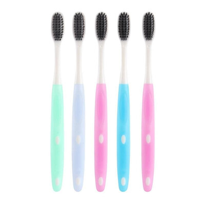 

5pcs Soft Toothbrush Nano Bamboo Carbon Fiber Teeth Clean Dental Oral Care