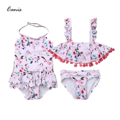 

Toddler Kids Baby Girls Floral Bikini Swimwear Swimsuit Bathing Beach Swimming
