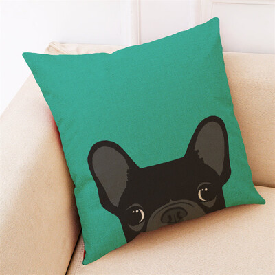 

〖Follure〗Home Decor Cushion Cover Cute Dog Head Throw Pillowcase Pillow Covers