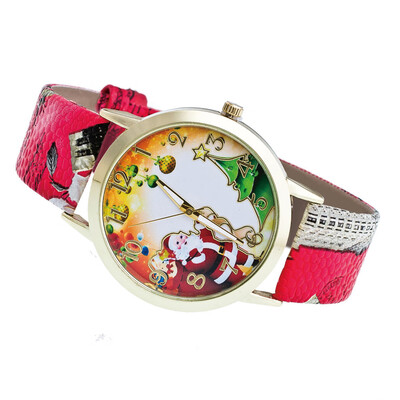 

Top Brand Leather New Chrismas tree Women Watches Fashion Luxury Ladies Quartz Womans Watch Strap Watch Reloj Wristwatch &Ff