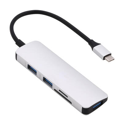 

USB Type-C Hub Type-C to 3 Ports USB 30 SDTF Card Reader Adapter Cable