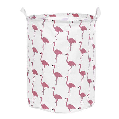 

Canvas Clothes Storage Basket Foldable Kids Toys Organizer Home Supplies