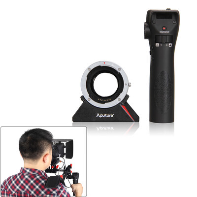 

Aputure DEC Radio Wireless Remote Adapter Aperture Follow Focus Controller for Canon EOS EF Lens to MFT Mount Camcorder for BMPCC