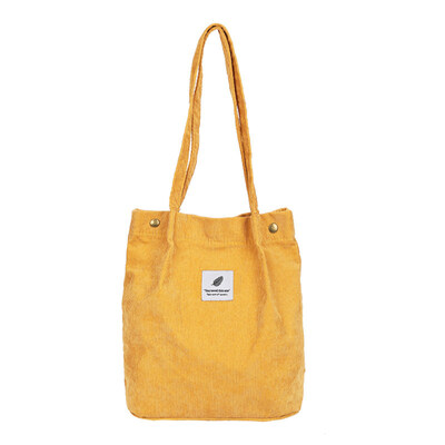 

Casual Large Capacity Corduroy Shopping Shoulder Bag Women Travel Tote Handbag