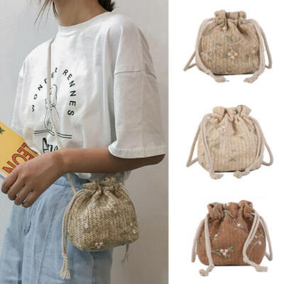 

Women Handbag Weave Tote Purse Lady Beach Hobo Bag Cross-body Straw Shoulder Bag