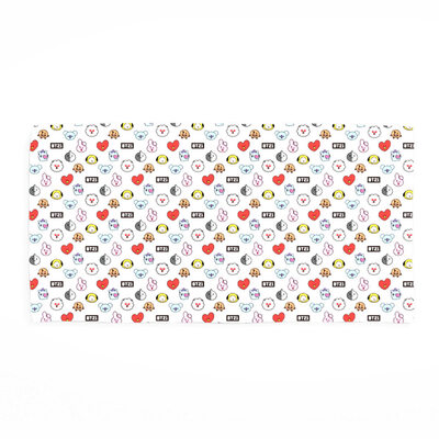 

Christ For Givek Kpop BTS Towel Tapestry Single Side Cartoon Portrait Household Products for Family&Friend 137 x 295 inch