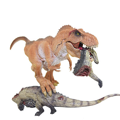 

YIWULATyrannosaurus Rex Dinosaur Action Figure With Base Animal Model Toy Collector
