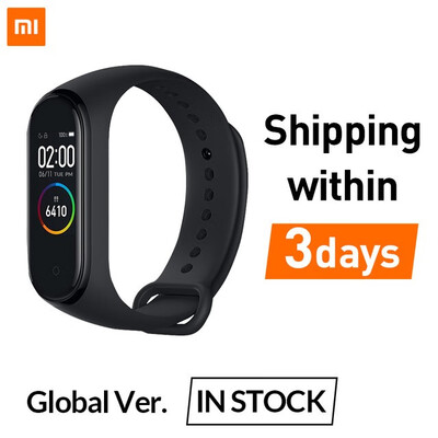 

Newest 2019 Original Xiaomi Mi Band 4 Smart Color Screen Bracelet Heart Rate Fitness 135mAh Bluetooth50 50M Swimming Waterproof