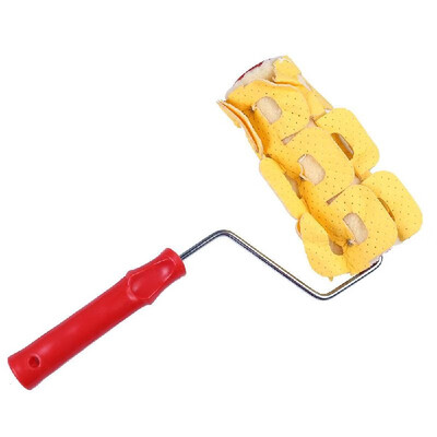 

Professional 7 Inch Embossing Brush Sleeve Handle Roller Wall Art Flower Decor DIY Painting Tool