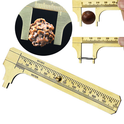 

〖Follure〗High Quality 100mm Alloy Caliper Micrometer Caliper Vernier Caliper Gauge Micrometer 100mm4inch