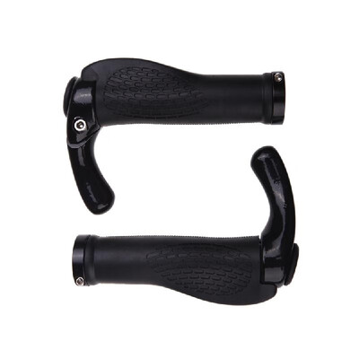

Pair Ergon Bar End Handlebar Grips Bicycle Mountain Bike MTB Ergonomic Black