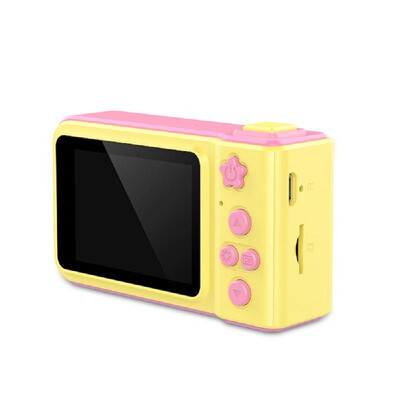 

Mini Lovely Kids Digital Video Camera 20 Inch Display Built-in Lithium Battery with Cartoon Stickers Birthday Festival Gift Comme
