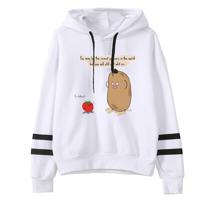 

Tailored Women Letter Printing Stripe Round Collar Long Sleeves Sweater Tops