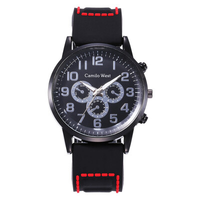 

New hot-selling mens sports silicone watch student break
