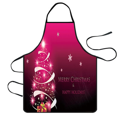

Siaonvr Christmas Decoration Waterproof Apron Kitchen Aprons Dinner Party Apron