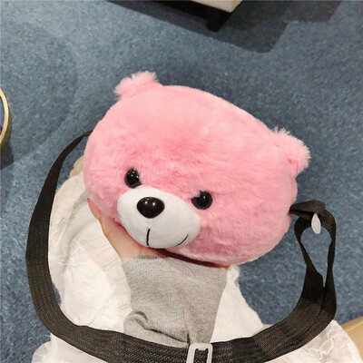 

Tailored Fashion Womens Simple Style Solid Color Plush Shoulder Bag Messenger Bag