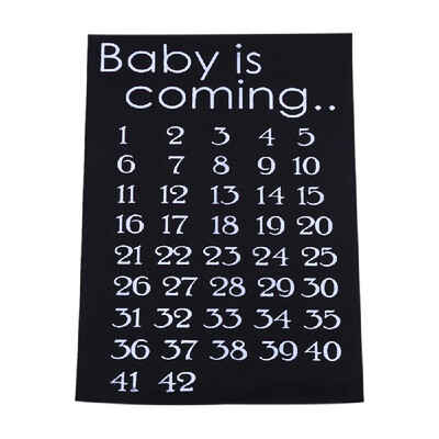 

Baby is Coming Maternity Women Calendar Countdown Pregnancy Mark Off Baby Announcment Baby Birth Countdown 42 Weeks Cloth Accessor