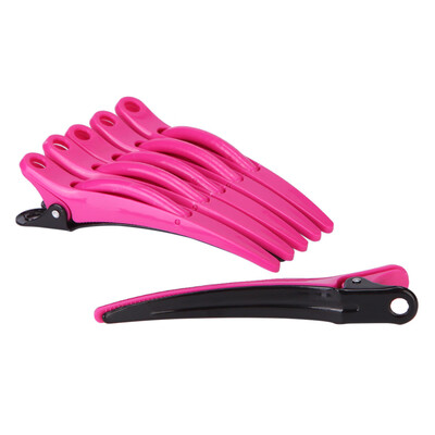 

〖Follure〗6 Pcs Practical Plastic Prong Alligator Teeth Bows Hair Clips New