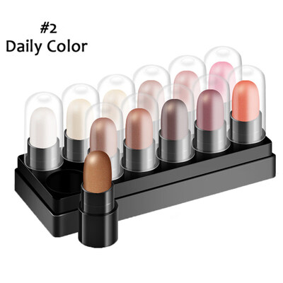

12Pcs Glitter Eyeshadow Pen Waterproof Highlighter Sweat Proof Pigment Makeup