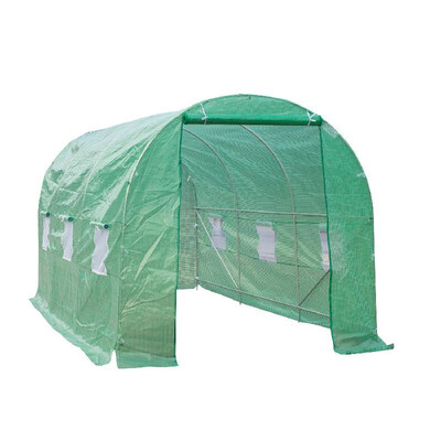 

15 x 7 x 7 Outdoor Portable Walk-In Greenhouse w Windows