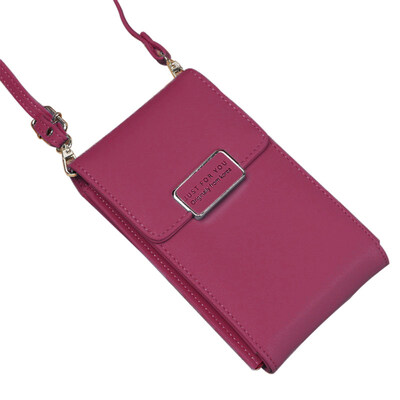 

Fashion Faux Leather Womens Casual Phone Card Pouch Purse Small Crossbody Bag
