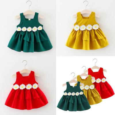 

US Stock Kids Baby Girl Princess Tutu Dress Birthday Party Wedding Formal Tulle