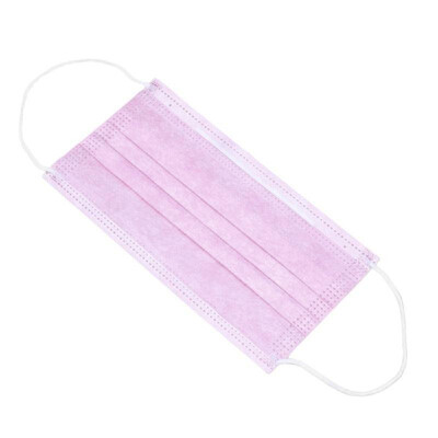 

50pcspack Disposable Face Mask Non-Woven 3-Layer Medical Respirator Earloop Activated Carbon Anti-Dust Face Surgical Masks