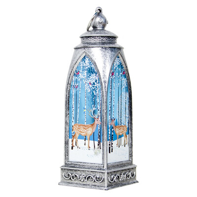 

Christmas Decorations for LED Lantern Holiday Decorative Table Ornament Battery Lamp For Indoor Festive Home Bar Store Decor