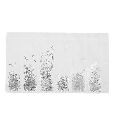 

3D Nail Art Stickers Geometry Silver DIY Manicure Beauty Decals Charm Decor