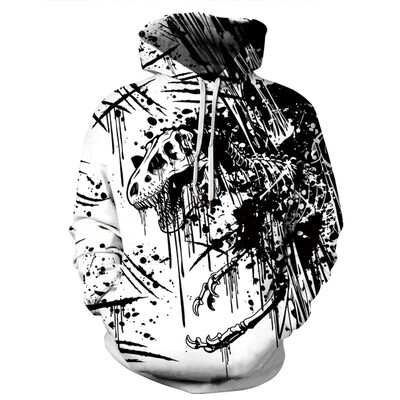 

Men Horror Clown Autumn Drawstring 3D Printed Hoodies Men Women Couple Hoodies 3D Print Hoody Casual