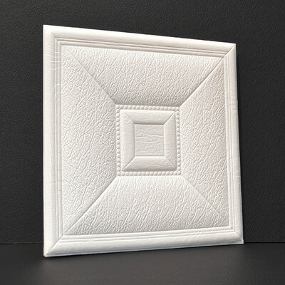 

〖Follure〗1Pcs PE Foam 3D Self-adhesive Wall Stickers Decor Tile Waterproof Wall Stickers