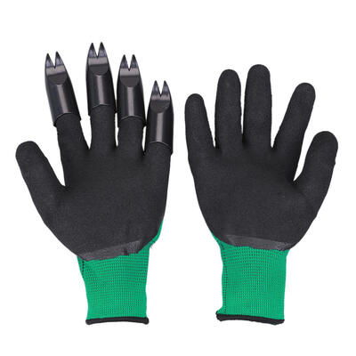 

1 Pair Garden Gloves 4 Left Hand Claw Fork Fingertip ABS Plastic Gloves