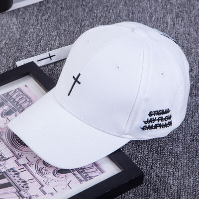 

2019 Fashion Hip Hop Baseball Cap Canvas Casual Letter Embroidery Cross Sun Hat for Men Women Adjustable