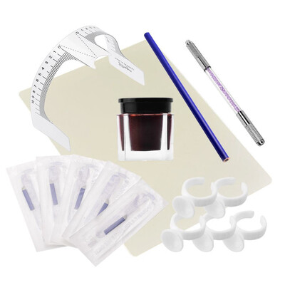 

〖Follure〗Microblading Permanent 3D Makeup Eyebrow Tattoo Needle Pen Pigment Kit