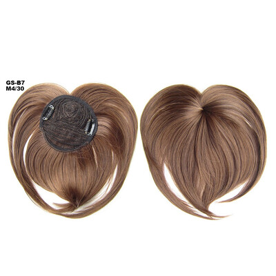 

Gobestart Women Silky Clip-On Hair Topper Wig Heat Resistant Fiber Wig Fashion Hair Wig
