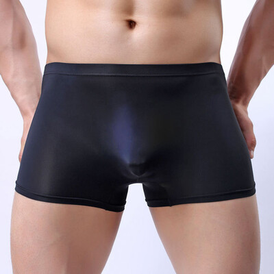 

Men Low-rise Sexy Comfy Boxer Shorts Underwear Seamless Breathable Trunks Briefs