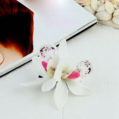 

〖Follure〗Butterfly Orchid Cloth Bohemia Headdress Beach Flowers Hair Clips
