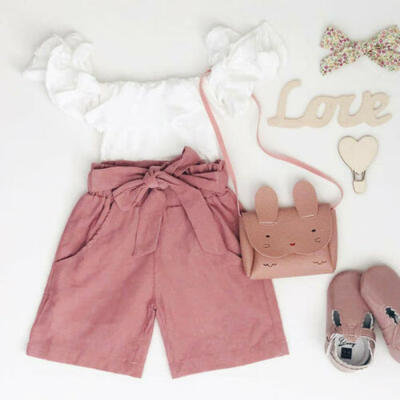 

Toddler Kids Baby Girl Infant Clothes T-shirts Tops Pants Outfits Sets Tracksuit