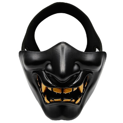 

Outdoor Sport Airsoft Paintball Mask Hannya HalloweenMasks Paintball CS Game Hunt Party Prop Mask Cosplay Prajna Hannya Phantom Ma